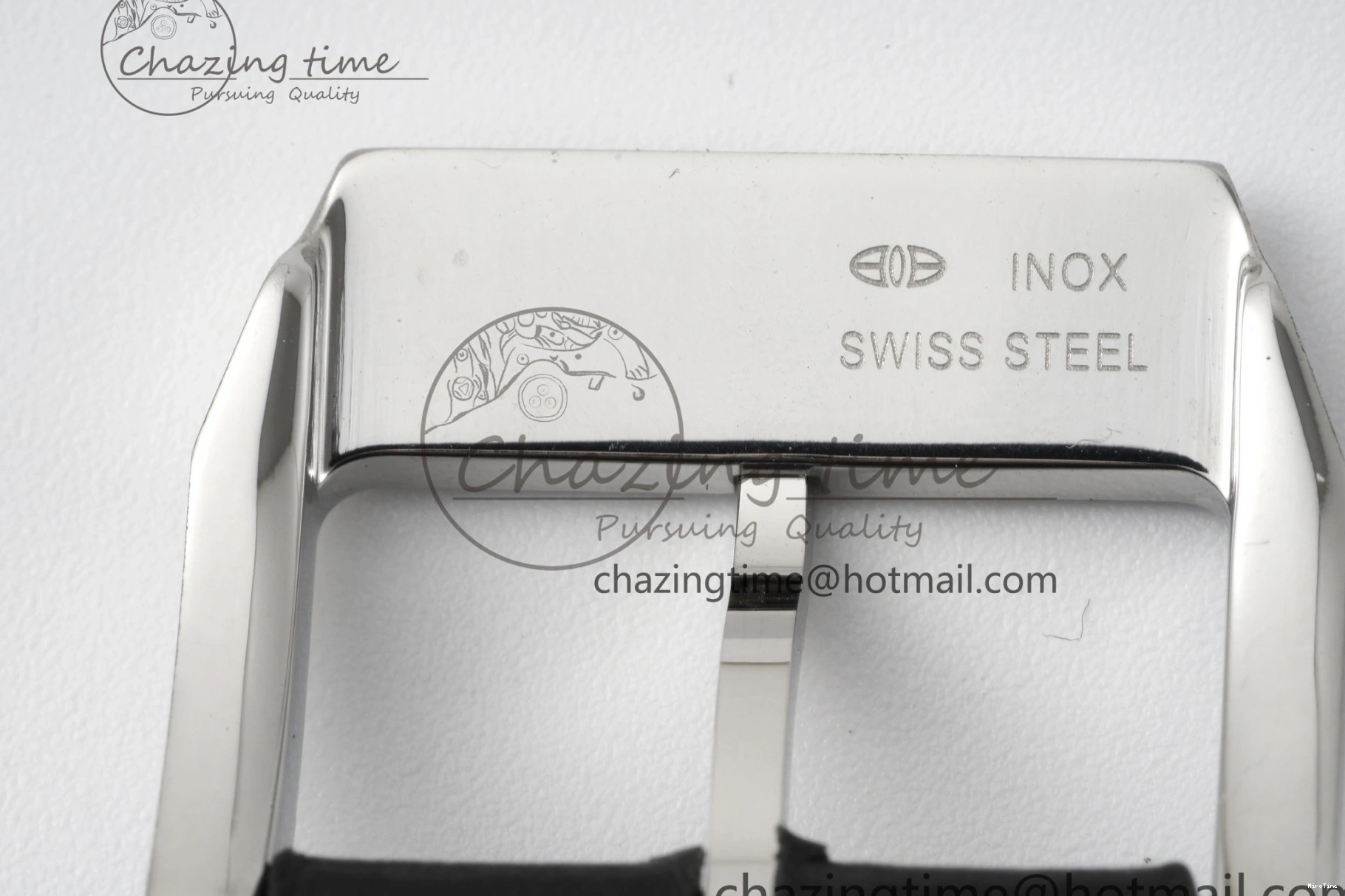 MIROTIME 1222 Thermal Pilot Chrono SS AZF 1:1 Best Edition Brown Dial on Brown Leather Strap A 7062